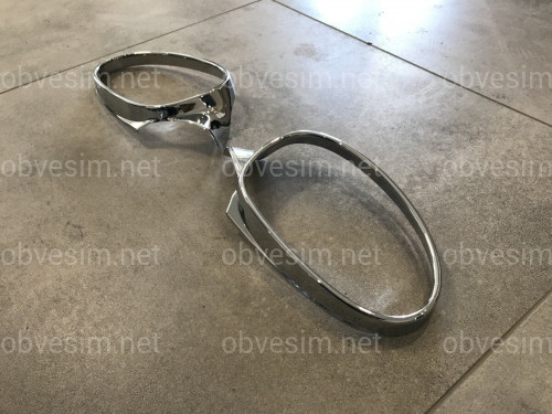 Хром окантування дзеркал BMW 3 series E90 2005-2011