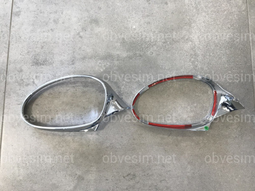Хром окантування дзеркал BMW 3 series E90 2005-2011