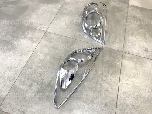 Хром накладки на стопи Peugeot 307 2001-2005