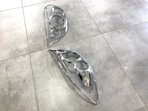 Хром накладки на стопи Peugeot 307 2001-2005