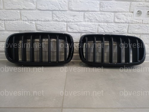 Решітки радіатора ніздрі BMW X5 F15 / F16 2013-2018 2шт.