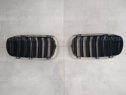 Решітки радіатора ніздрі BMW X5 F15 / F16 2013-2018 2шт.