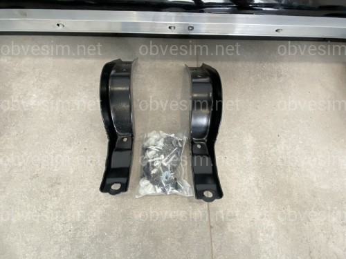 Бічні пороги Lexus GX 460 / Toyota Land Cruiser Prado 150 2009-2021 у чорному кольорі