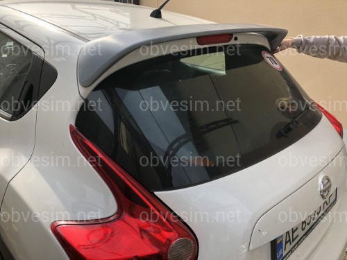 Спойлер козирок Nissan Juke 2011-2018 ABS пластик під фарбування