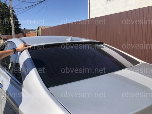 Козирок на скло Hyundai Sonata YF 2010-2015 ABS пластик під фарбування