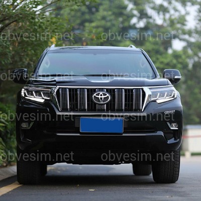 Led фари 3 лінзи Toyota Land Cruiser Prado 150 рестайлінг 2018+