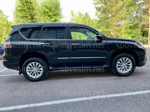 Молдінги на двері Toyota Land Cruiser Prado 150 / Lexus GX 460 колір чорний