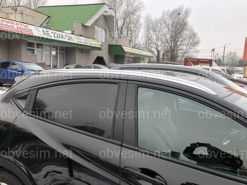 Рейлінги на дах Honda Hrv 2015+ якість оригіналу (алюміній 2шт.)