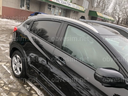 Рейлінги на дах Honda Hrv 2015+ якість оригіналу (алюміній 2шт.)