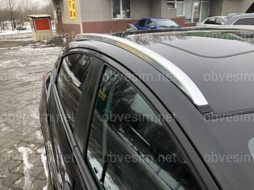 Рейлінги на дах Honda Hrv 2015+ якість оригіналу (алюміній 2шт.)