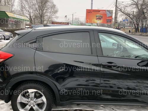 Рейлінги на дах Honda Hrv 2015+ якість оригіналу (алюміній 2шт.)