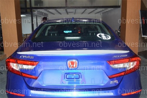 Спойлер ліп Honda Accord 10 2017+ АБС пластик під фарбування ВУЗЬКИЙ
