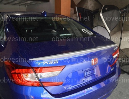 Спойлер ліп Honda Accord 10 2017+ АБС пластик під фарбування ВУЗЬКИЙ