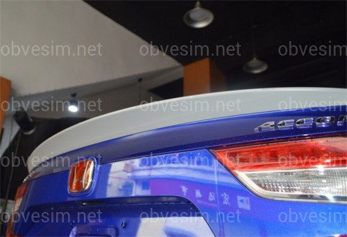 Спойлер ліп Honda Accord 10 2017+ АБС пластик під фарбування ВУЗЬКИЙ