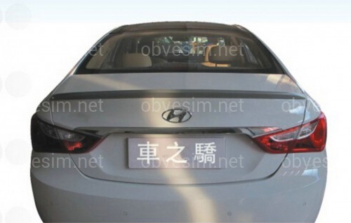 Спойлер ліп Hyundai Sonata YF 2010-2015 ABS пластик під фарбування