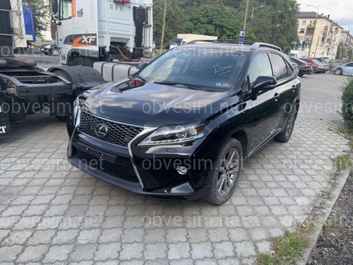 Подіум під номер Lexus RX РЕСТАЙЛІНГ 2012-2015