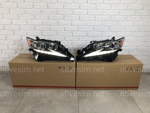 Фары Full Led с двумя линзами Lexus ES рестайлинг 2015-2018