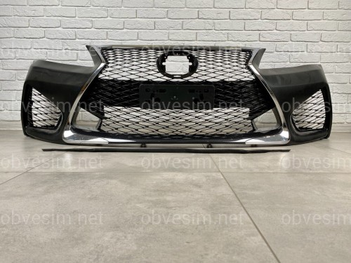 Бампер передній Lexus GS 2012-2015 у стилі GS F sport рестайлінг 2016+ (комплектний)