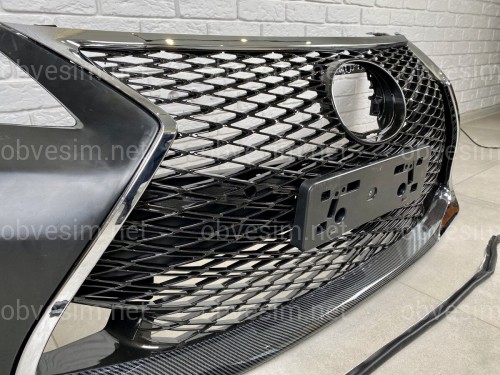 Бампер передній Lexus GS 2012-2015 у стилі GS F sport рестайлінг 2016+ (комплектний)