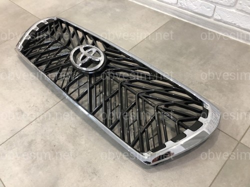Решетка радиатора TRD Toyota Land Cruiser 200 2007-2015  темно-серая