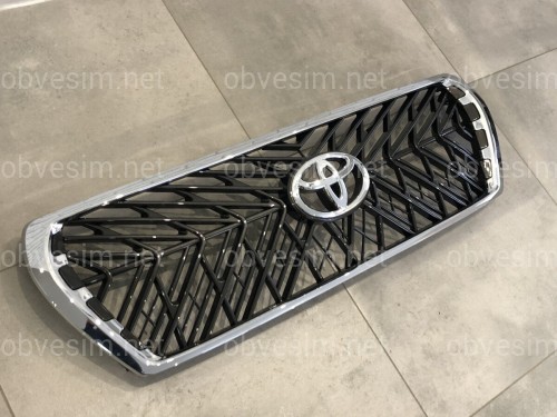 Решетка радиатора TRD Toyota Land Cruiser 200 2007-2015  темно-серая