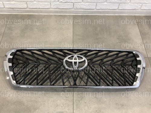 Решетка радиатора TRD Toyota Land Cruiser 200 2007-2015  темно-серая