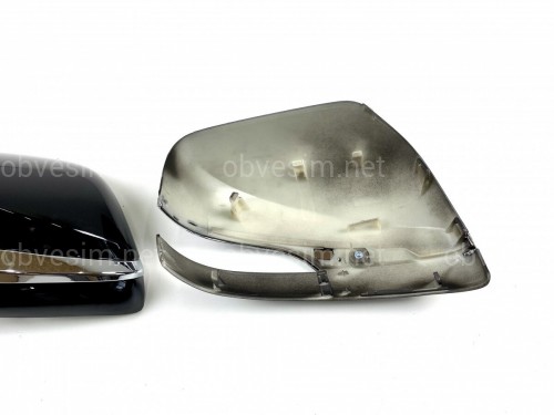 Кришки накладки дзеркал Lexus LX 570/450D 2016-2021 GX 460 2009-2021 2шт.
