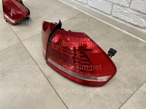 Задні LED стопи ліхтарі Volkswagen Passat B7 USA 2011-2015 (ЖОВТИЙ ПОВОРОТНИК)