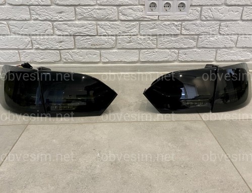 Задні LED ліхтарі стопи Volkswagen Jetta 6 2011-2014 у стилі Audi Black
