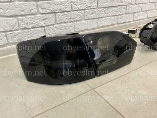 Задні LED ліхтарі стопи Volkswagen Jetta 6 2011-2014 у стилі Audi Black