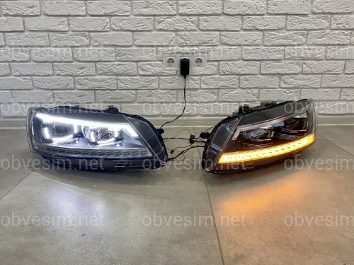 LED фари Volkswagen Passat B7 USA 2011-2015 у стилі B8 USA