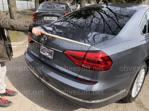 Спойлер ліп на багажник Volkswagen Passat B7 / B8 USA 2011-2019 ABS пластик під фарбування