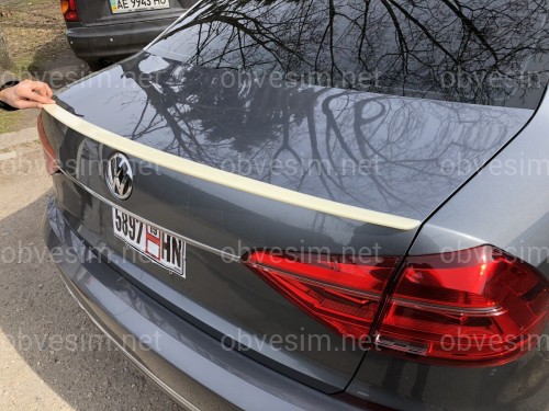 Спойлер ліп на багажник Volkswagen Passat B7 / B8 USA 2011-2019 ABS пластик під фарбування