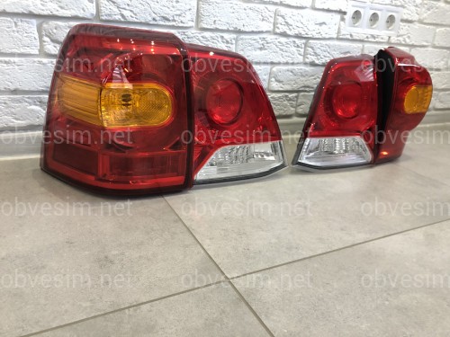 Задні ліхтарі Toyota Land Cruiser 200 2007-2015 у стилі рестайлінг 2012-