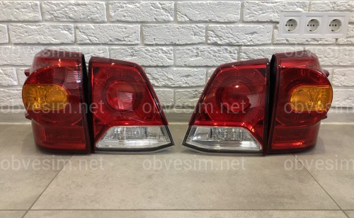 Задні ліхтарі Toyota Land Cruiser 200 2007-2015 у стилі рестайлінг 2012-