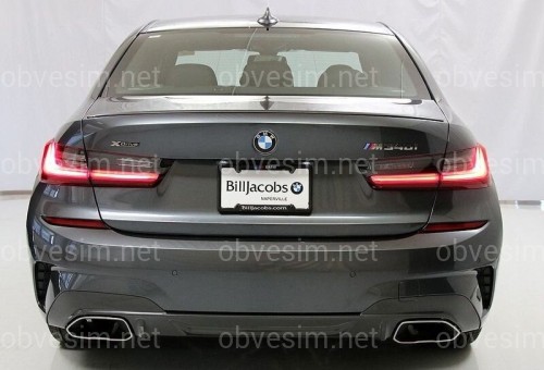 Насадки на вихлопні труби M Performance BMW G20 G21 G22 G23 G26 G42 хром