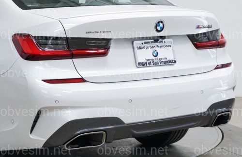 Насадки на вихлопні труби M Performance BMW G20 G21 G22 G23 G26 G42 хром