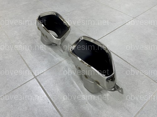 Насадки на вихлопні труби M Performance BMW G20 G21 G22 G23 G26 G42 хром