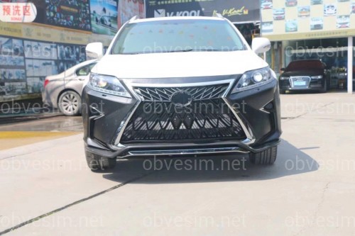 Обвіс бампер передній Lexus RX 2012-2015 TRD у стилі 2016+