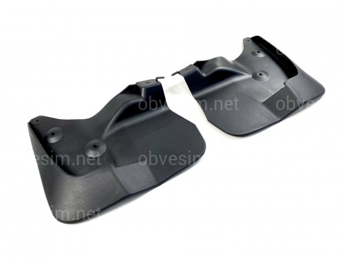 Бризковики передні для Lexus LX 570 2008-2015 / Toyota Land Cruiser 200 2007-2021 під підніжки з підсвічуванням комплект 2шт