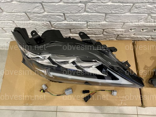 Фари Full LED 3 лінзи Lexus RX 350/450H 2012-2015 у стилі рестайлінг 2020