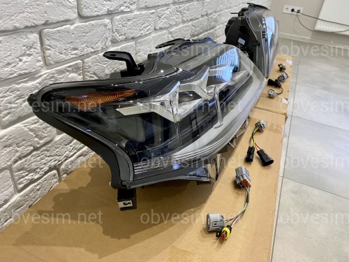 Фари Full LED 3 лінзи Lexus RX 350/450H 2012-2015 у стилі рестайлінг 2020