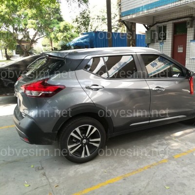 Спойлер козирок задніх дверей Nissan Kicks 2016-2022 ABS пластик під фарбування