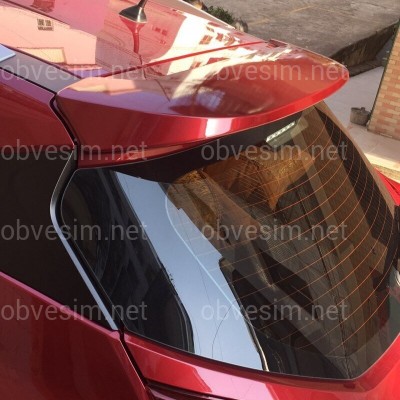 Спойлер козирок задніх дверей Nissan Kicks 2016-2022 ABS пластик під фарбування