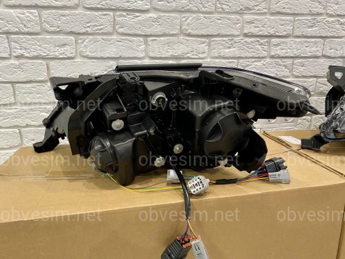 Фари Full LED 3 лінзи Lexus LX 570 2012-2015 у стилі рестайлінг 2016