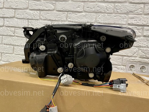 Фари Full LED 3 лінзи Lexus LX 570 2012-2015 у стилі рестайлінг 2016