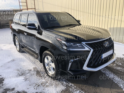 Обвіc комплект TRD SUPERIOR Lexus LX 570 450d 2015-2022 ABS пластик колір чорний
