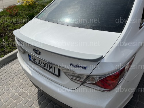 Спойлер ліп Hyundai Sonata YF 2010-2015 ABS пластик під фарбування