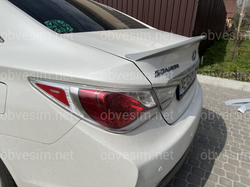 Спойлер ліп Hyundai Sonata YF 2010-2015 ABS пластик під фарбування