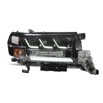 Фари FULL LED 3 лінзи Toyota Land Cruiser 200 2015-2022 (ліва+права)